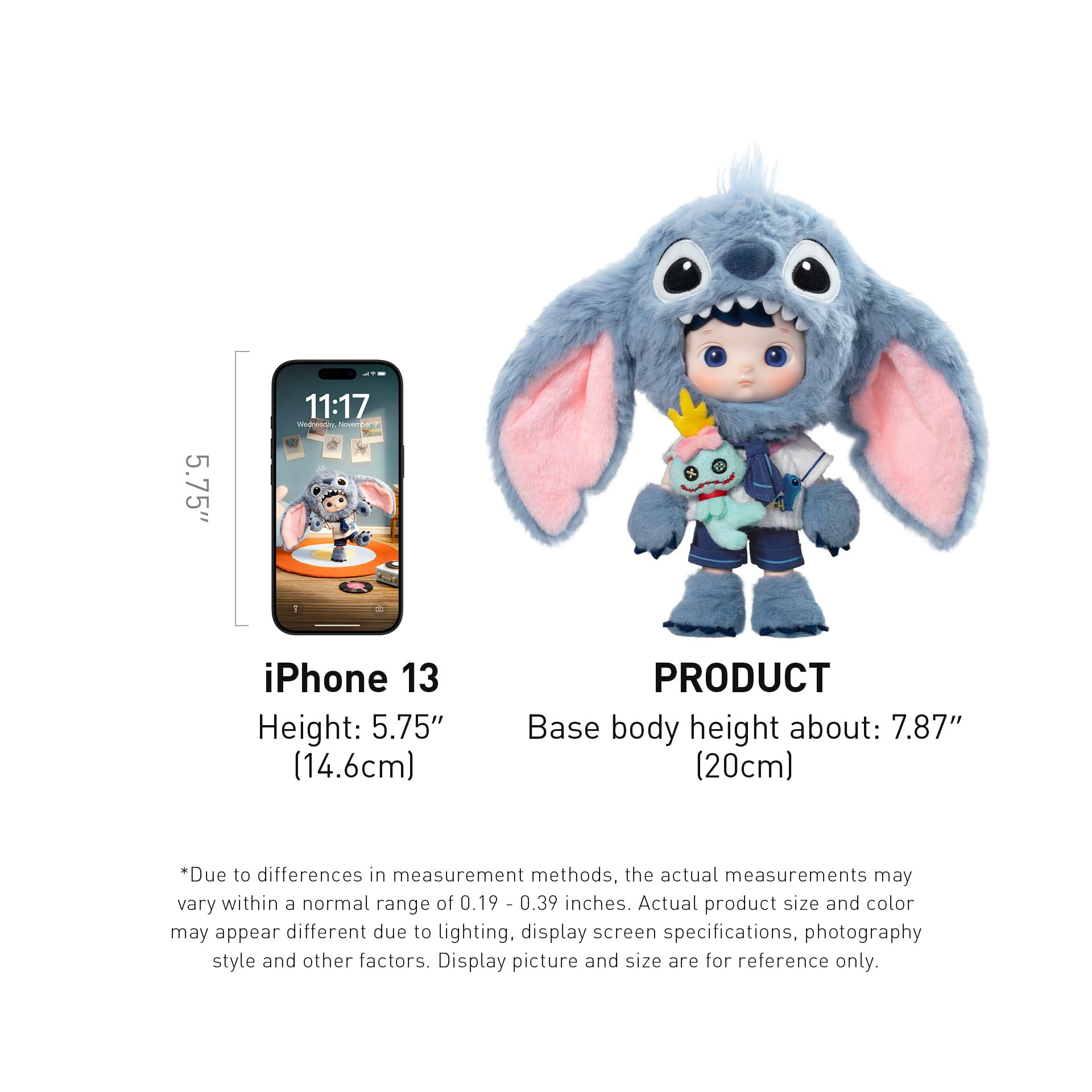 HACIPUPU STITCH 1/8 アクションフィギュア POP MART HACIPUPU Stitch